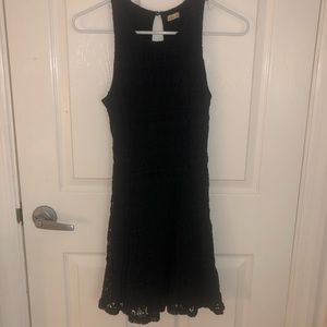 Hollister black lace dress